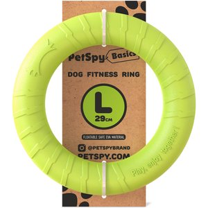 PetSpy Fitness Ring Dog Toy, Green, Large, 1 count