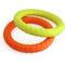 Show in main carousel: PetSpy Fitness Ring Dog Toy, Orange, Green, Large, 2 count slide 7 of 9