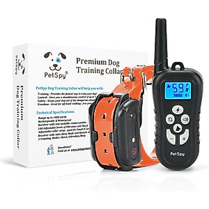 PetSpy M919 Premium 1/2 Mile Range Remote Dog Training Collar, 1 collar