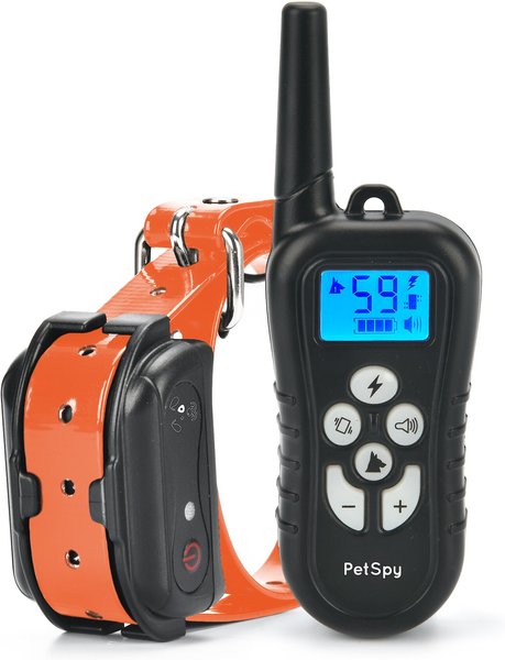 Show full view: PetSpy M919 Premium 1/2 Mile Range Remote Dog Training Collar, 1 collar slide 2 of 12