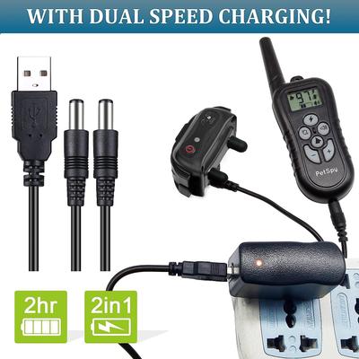 Show full view: PetSpy M919 Premium 1/2 Mile Range Remote Dog Training Collar, 1 collar slide 6 of 13