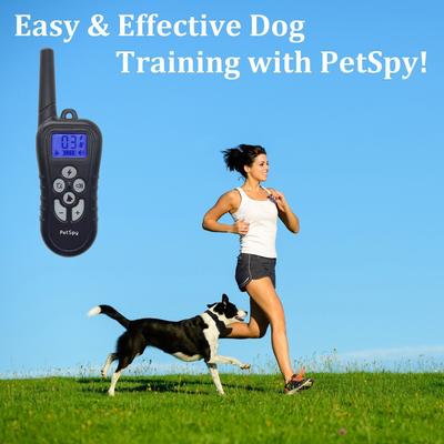 Show full view: PetSpy M919 Premium 1/2 Mile Range Remote Dog Training Collar, 1 collar slide 8 of 13
