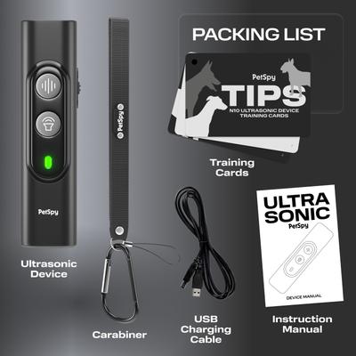 Show full view: PetSpy N10 Ultrasonic Dog Barking Deterrent, Black slide 7 of 9