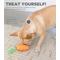 Show in main carousel: Petstages Carrot Treat-Dispensing Interactive Dog Toy, Orange slide 3 of 8