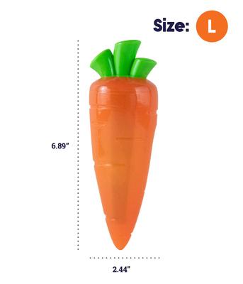 Show full view: Petstages Crunch Veggie Carrot Tough Dog Chew Toy slide 5 of 8