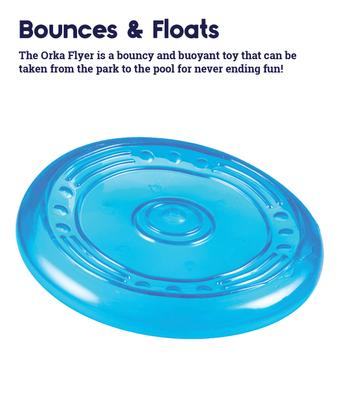 Show full view: Petstages Orka Flyer Tough Dog Toy slide 4 of 10