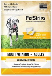 PetStrips Multivitamin Adult Dog Strips, 30 count