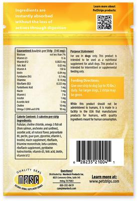 Show full view: PetStrips Multivitamin Adult Dog Strips, 30 count slide 3 of 3