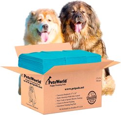 PetsWorld 3X-Large Dog Training & Potty Pads, 37 x 54-in, Unscented, 50 count slide 1 of 7