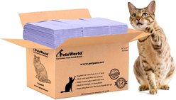 PetsWorld Breeze Compatible Fresh Scented Cat Litter Pads, 50 count
