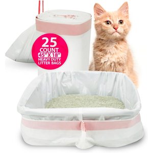 Jonny Cat Heavy Duty Tear-Resistant Litter Box Liners, Jumbo