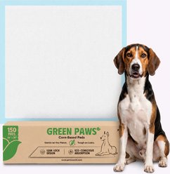 PetsWorld Eco-Friendly Bamboo Unscented Dog Training & Potty Pads, Gray, Gigantic: 36 x 36 in, 150 count