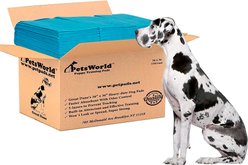 PetsWorld Gigantic Dog Training & Potty Pads, 36 x 36-in, Unscented, 150 count
