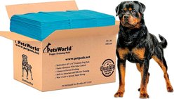 PetsWorld X-Large Dog Training & Potty Pads, 30 x 36-in, Unscented, 100 count