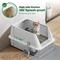 Show in main carousel: Petterm Stainless Steel Cat Litter Box with Scoop & Mat, White, X-Large slide 2 of 9