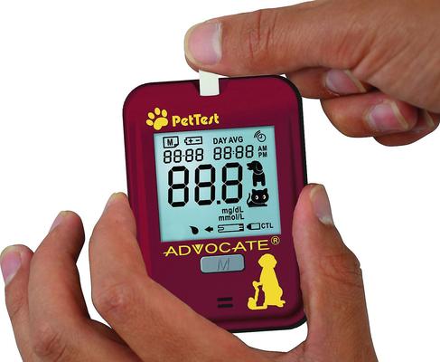 Show full view: PetTest Advocate Blood Glucose Dog & Cat Monitoring System & PetTest Advocate Blood Glucose Test Strips, 50 count slide 3 of 5