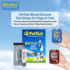 PetTest Blood Glucose Test Strips for Dogs & Cats, 50 strips slide 2 of 6
