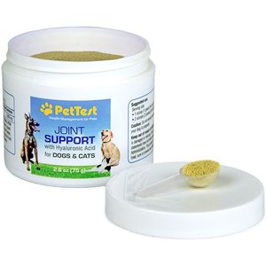 PetTest Joint Support Powder Supplement for Dogs & Cats, 2.6-oz tub
