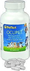 PetTest OcuPet Eye Support Natural B-12 Small to Medium Breed Supplement for Dogs & Cats, 90 count