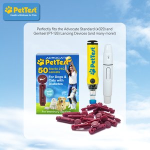 PetTest Twist Top Lancets, 50 count