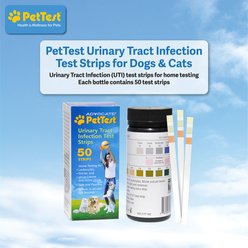 PetTest Urinary Tract Infection Dog & Cat Test Strips, 50 count slide 2 of 5