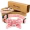 Show in main carousel: Pettsie Cotton Bow Tie Standard Dog Collar, Pink, Medium slide 1 of 9