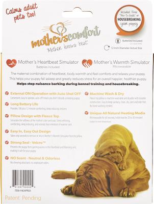 Show full view: PetZu Heartbeat Dog Pillow, Pink/White slide 7 of 11