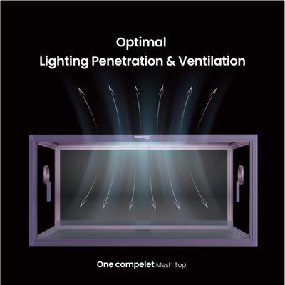 Show full view: Phailozoo 50 Gallon Reptile Tank, Royal Purple slide 5 of 9