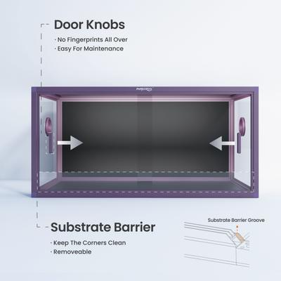 Show full view: Phailozoo 50 Gallon Reptile Tank, Royal Purple slide 6 of 9