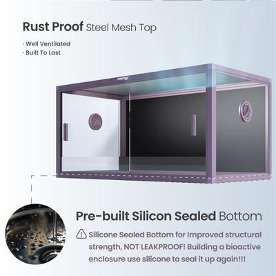 Show full view: Phailozoo 50 Gallon Reptile Tank, Royal Purple slide 4 of 9