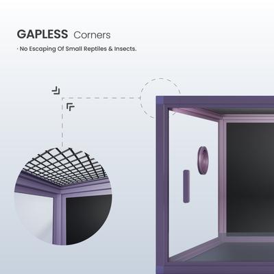 Show full view: Phailozoo 85 Gallon Reptile Tank, Royal Purple slide 3 of 7