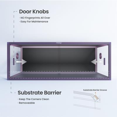 Show full view: Phailozoo 85 Gallon Reptile Tank, Royal Purple slide 5 of 7