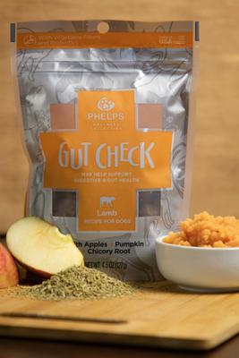 Show full view: Phelps Wellness Collection Gut Check Lamb Recipe Dog Treats, 4.5-oz bag slide 4 of 6