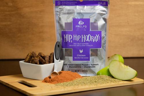 Show full view: Phelps Wellness Collection Hip, Hip Hooray! Chicken Recipe Dog Treats, 4.5-oz bag slide 4 of 6
