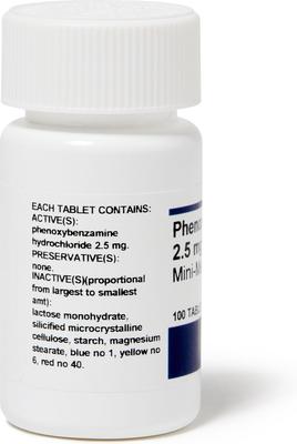 Show full view: Phenoxybenzamine HCl Compounded Tablet, 2.5-mg, 1 Tablet slide 2 of 6