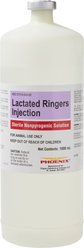 Phoenix Lactated Ringers Electrolyte Injectable Bottle, 1000 mL