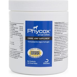 Phycox Small Bites Soft Chews Joint Support Dog Supplement
