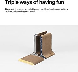 Pidan 3-in-1 Combo Cat Scratcher, Large slide 2 of 8