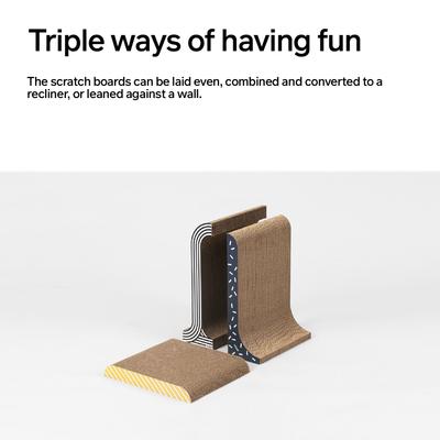 Show full view: Pidan 3-in-1 Combo Cat Scratcher, Large slide 7 of 9