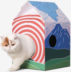 Pidan Cat Scratcher House, Large: 19.9-in