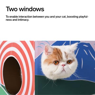 Show full view: Pidan Cat Scratcher House, Large: 19.9-in slide 8 of 10