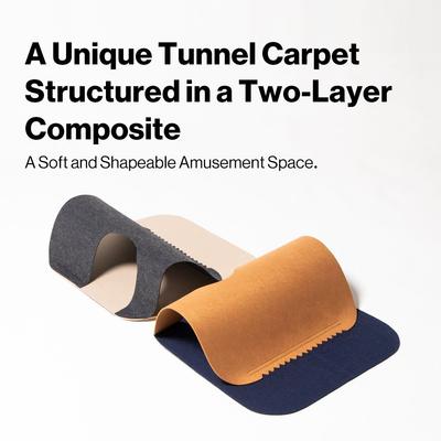 Show full view: Pidan Catube Carpet Tunnel Cat Toy, Large, 2 count slide 6 of 12