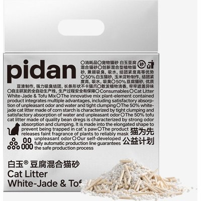 Pidan Pidan Clumping Cornstarch & Tofu Cat Litter, 5.29-lb bag