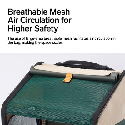 Show full view: Pidan Expandable Travel Habitat Backpack Cat Carrier, Large slide 7 of 12