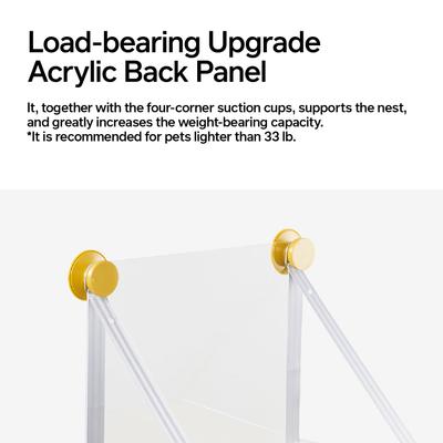 Show full view: Pidan Sunbathing Time Cat Window Perch, Large slide 6 of 13