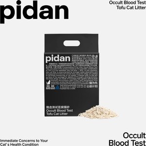 Pidan Tofu with Occult Blood Test Particles Cat Litter, 5.29-lb bag, 4 count