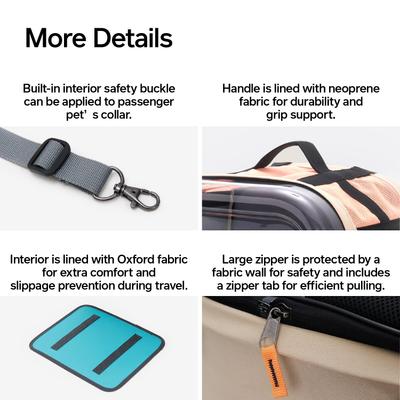 Show full view: Pidan Travel Window Backpack Cat Carrier, Large slide 9 of 10