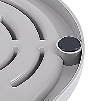 Show full view: Piggy Poo and Crew Adjustable Height Slow Feeder Pet Bowl, Blue slide 3 of 7