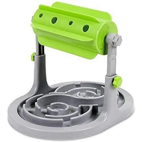 Piggy Poo and Crew Adjustable Height Slow Feeder Pet Bowl