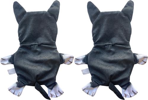 Show full view: Piggy Poo and Crew Boston Terrier Paper Crinkle Squeaker Toy, 2 count slide 2 of 6